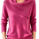 Ribbed Knit Pullover Sweater
