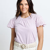 Lovely Eyelet Tee