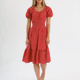 Sweetheart Smocked Dress