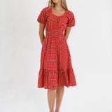 Sweetheart Smocked Dress
