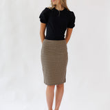 Checks Out Skirt