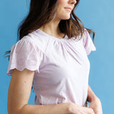 Lovely Eyelet Tee
