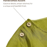 100% Linen Eyelet Short Sleeve Mini Dress LIA