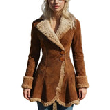 Thick Fleece Fur Lined Winter Coat