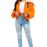 WOMEN FASHION PUFFER FUZZY TRDDY JACKET