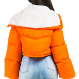 WOMEN FASHION PUFFER FUZZY TRDDY JACKET