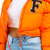 WOMEN FASHION PUFFER FUZZY TRDDY JACKET