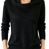 Ribbed Knit Pullover Sweater