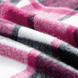 Black Plaid Colorblock Loose Shacket