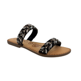 Shine Bright Sandals in Black