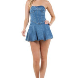 WOMEN FASHION DENIM DRESS