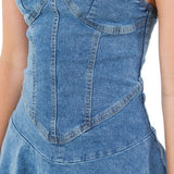 WOMEN FASHION DENIM DRESS