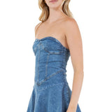 WOMEN FASHION DENIM DRESS