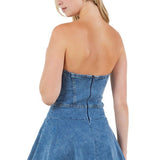 WOMEN FASHION DENIM DRESS
