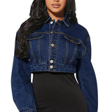 WOMEN FASHION DENIM JACKET