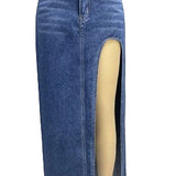 WOMEN FASHION DENIM SKIRT
