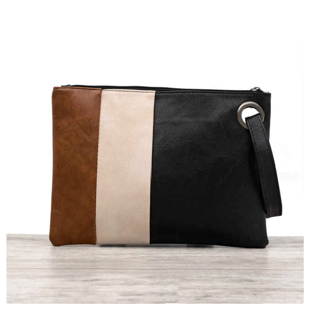 Oversize Everyday Color Block Clutch
