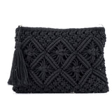 Macrame Tassel Clutch