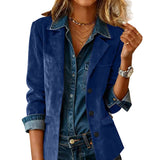Solid Color Blazer Jacket