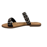 Shine Bright Sandals in Black