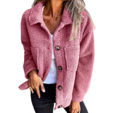 Solid Color Sherpa Jacket