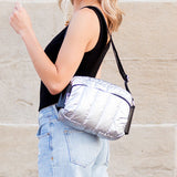 River Metallic Puffer Crossbody