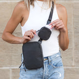 Eva Clippable/Removable Coin Pouch Crossbody