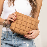 Lainey Quilted Puffer Clutch