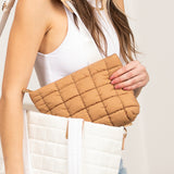 Lainey Quilted Puffer Clutch