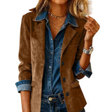 Solid Color Blazer Jacket