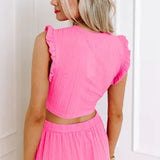 Bubblegum Beach Day Skirt Set