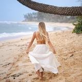 Cream Shipwrecked Maxi Skirt (No Beads)