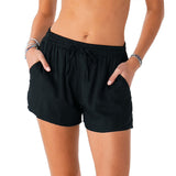 Black Drawstring Shorts