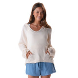 Cream Baja Pullover