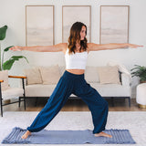 Deep Teal Harem Pants