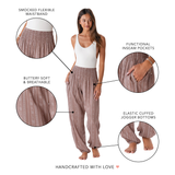 Yao Tribal Print Harem Pants