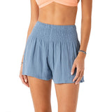 Elemental Blue Cotton Shorts