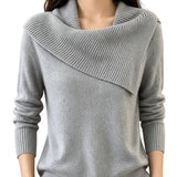 Ribbed Knit Pullover Sweater