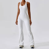 Women's Sleeveless Slim-Fit Long Pants Jumpsuit – Casual Sport Style