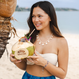 Ocean's Treasure Island Girl Necklace