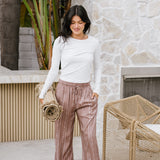 Yao Tribal Print Wide Leg Drawstring Pants