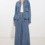 ACTIVE VIBE TENCEL DENIM JACKET
