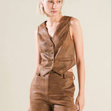 A GIFT FROM LOVE LEATHER VEST