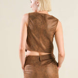 A GIFT FROM LOVE LEATHER VEST