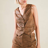 A GIFT FROM LOVE LEATHER VEST