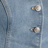 AT FIRST GLANCE DENIM VEST