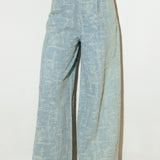 AIRY ROMANCE WIDE LEG DENIM PANTS