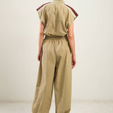 WAVE OF ELEGANCE WOVEN JUMPSUIT