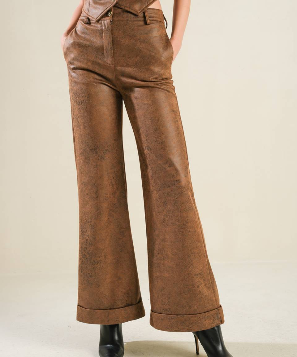 A GIFT FROM LOVE LEATHER PANTS