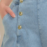 ANGEL WINGS AND CHAMOMILE WOVEN SKORT